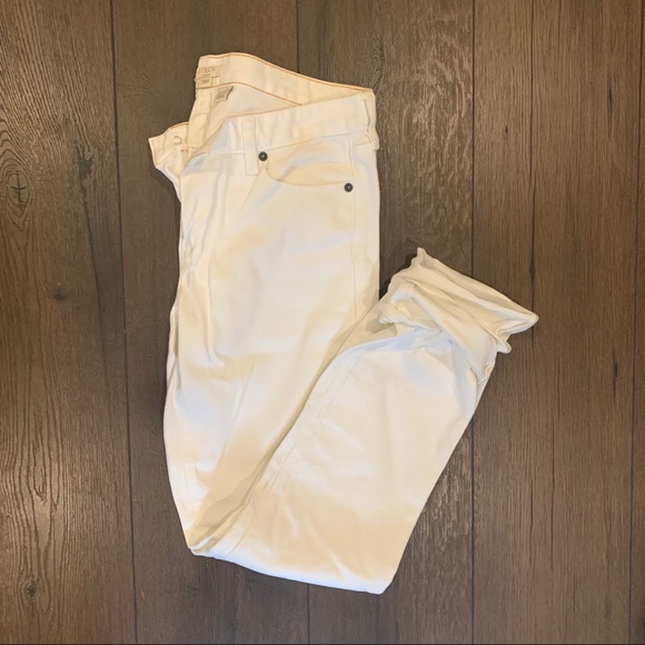 J. Crew Denim - J. Crew Women’s White Stretch Matchstick Jean 29R J. Crew Denim - J. Crew Women’s White Stretch Matchstick Jean 29R